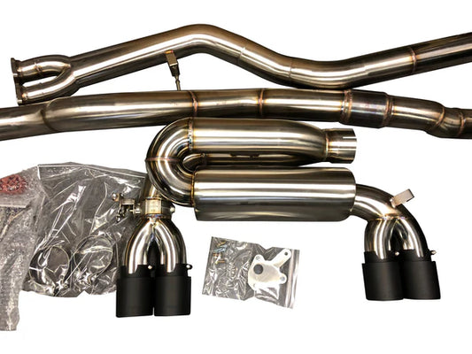 Active Autowerke - Signature Cat-Back Exhaust W/ Brace for BMW F80 M3 / F82 M4