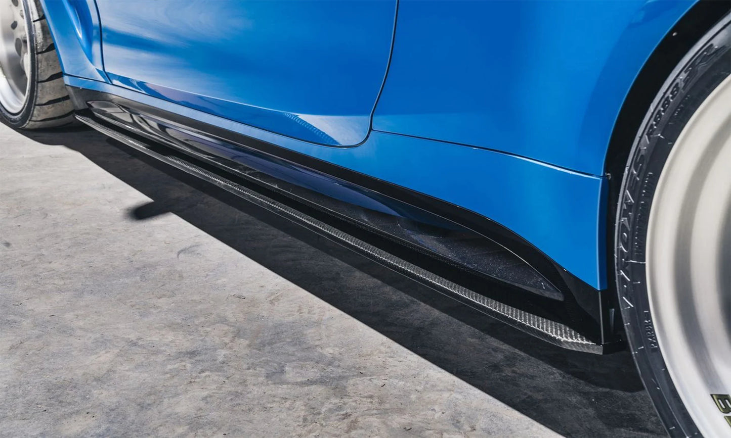 StreetFighter LA - Carbon Fiber Side Skirt Extensions for BMW G80 M3 / G82 M4