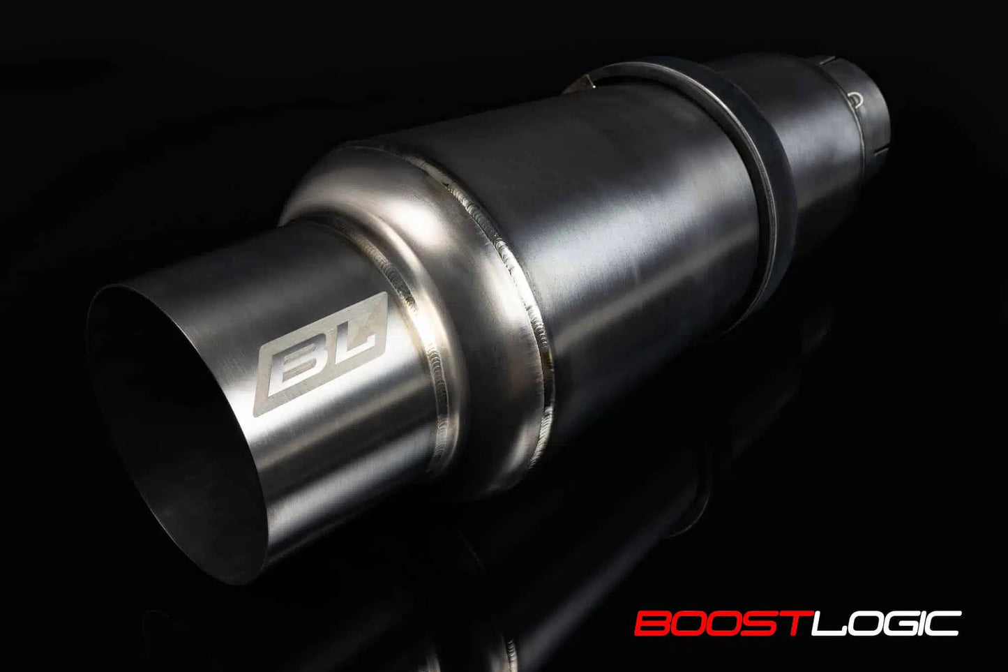 Boost Logic - A90 Toyota Supra Teardrop Single 4" Titanium Exhaust