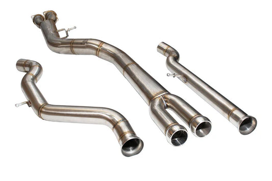 Active Autowerke - Single Mid Pipe W/ Brace for BMW F80 M3 / F82 M4