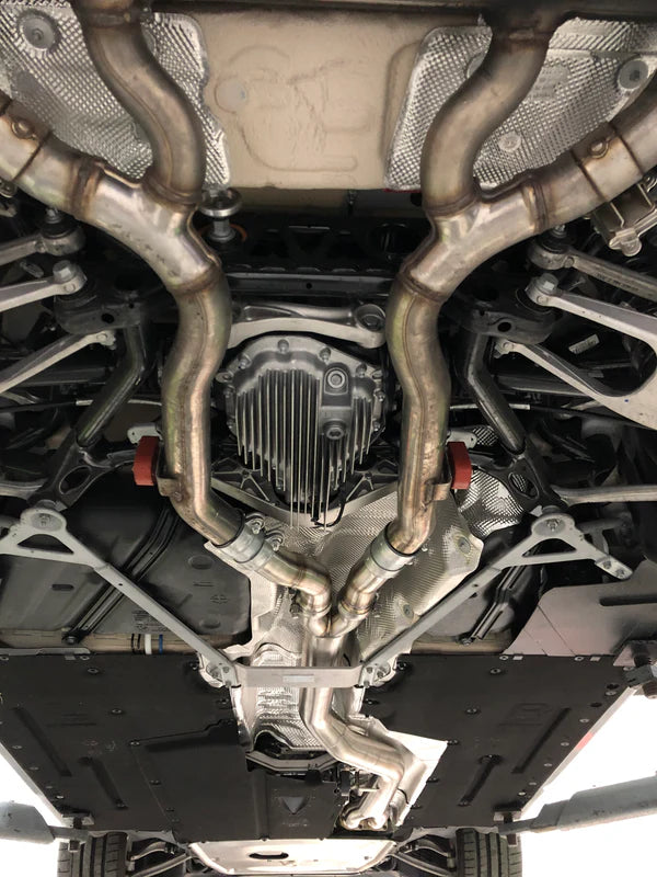 Active Autowerke - Single Mid-pipe W/ Brace for BMW F87 M2 Competition