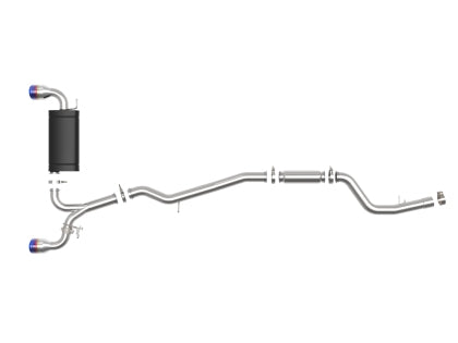 AFE - Power Takeda Exhaust for A90 Toyota Supra 3.0