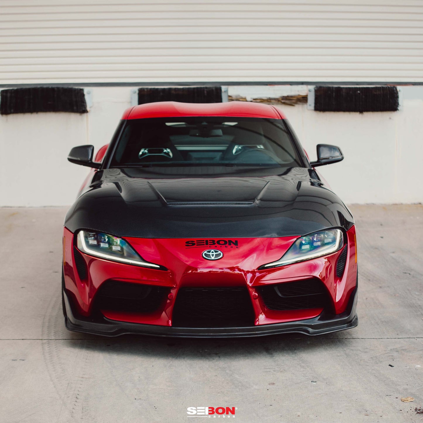 Seibon - VS - Style Double Sided Carbon Fiber Hood For 2020 - 2024 Toyota Supra A90 MKV