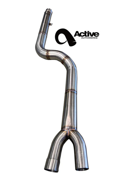 Active Autowerke - G2X M340i / M440i Mid-Pipe W/ Active Brace