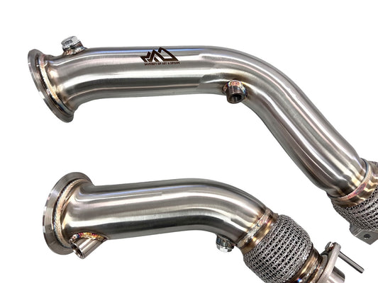 MAD - S55 Race Downpipes for BMW M2C / M3 / M4