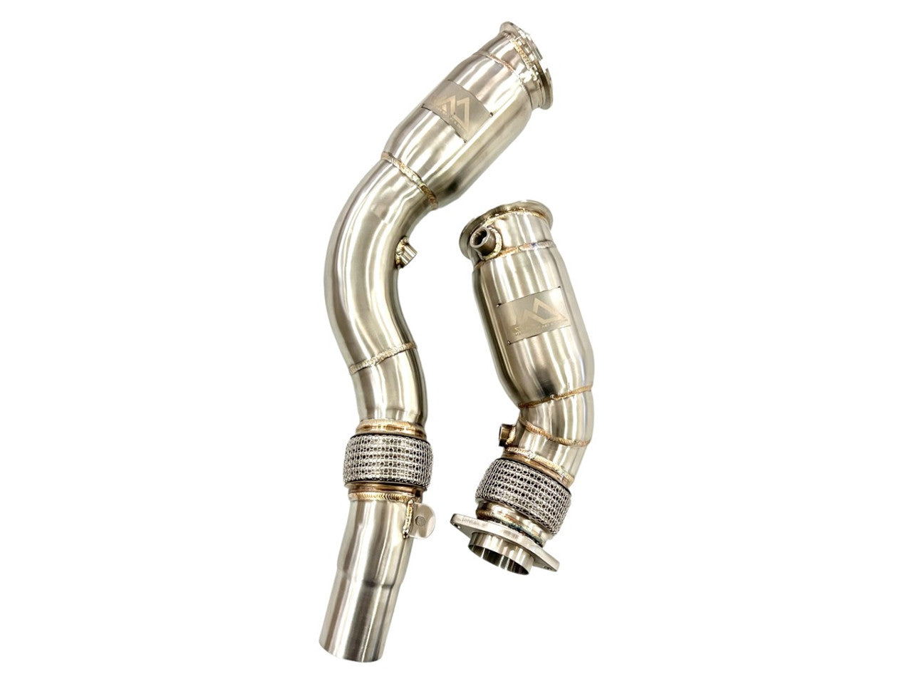 MAD - S55 Resonated Race Downpipes for BMW M2C / M3 / M4