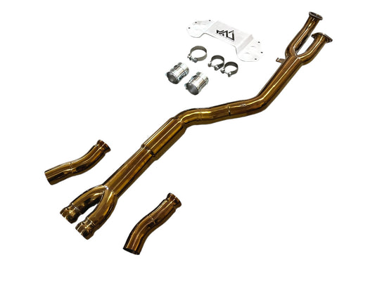 MAD - S58 Resonated Titanium Single Midpipe for BMW M3 / M4