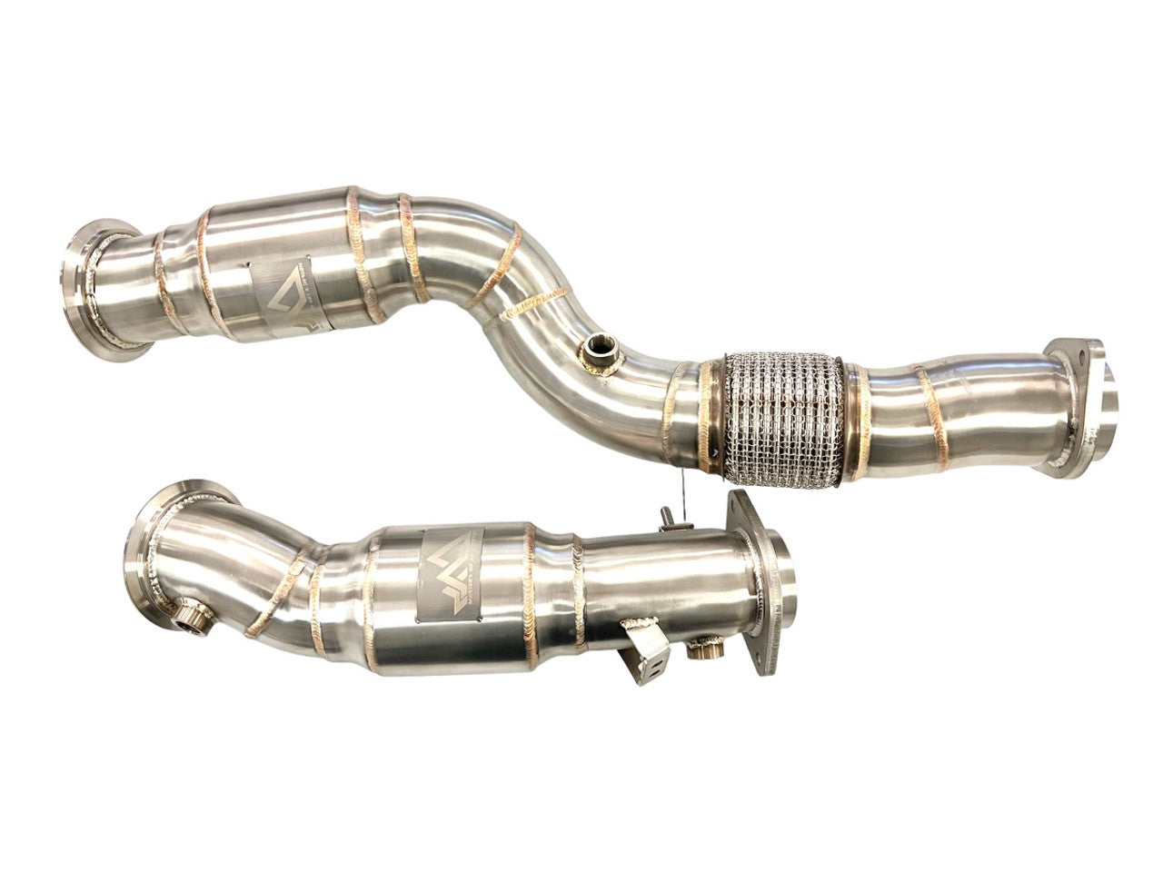 MAD - S58 Resonated Race Downpipes for BMW M2 / M3 / M4
