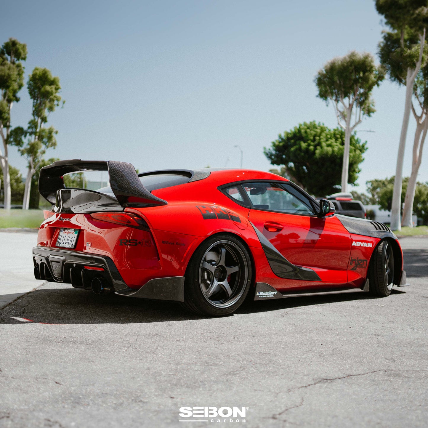 Seibon - MB - Style Carbon Fiber Rear Diffuser For 2020 - 2024 Toyota Supra A90 MKV