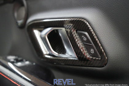 REVEL - GT Carbon Fiber Inner Door Handle Cover for A90 Toyota Supra