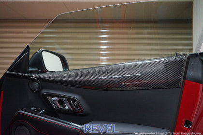 REVEL - GT Carbon Fiber Door Trim Cover for A90 Toyota Supra