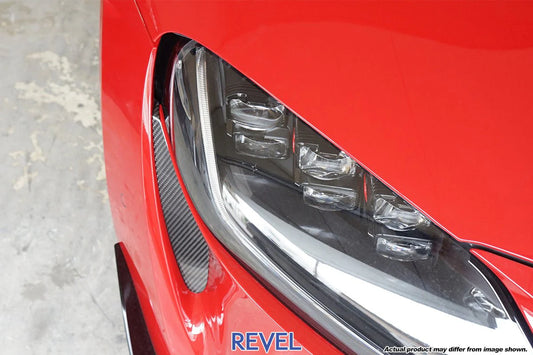 REVEL - GT Carbon Fiber Fog Lamp Cover for A90 Toyota Supra