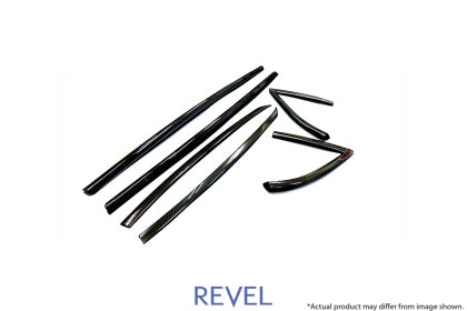 REVEL - GT Carbon Fiber Door Window Moulding Cover for A90 Toyota Supra