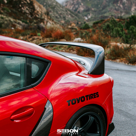 Seibon - MB - Style Carbon Fiber Rear Spoiler for Toyota Supra A90 MKV