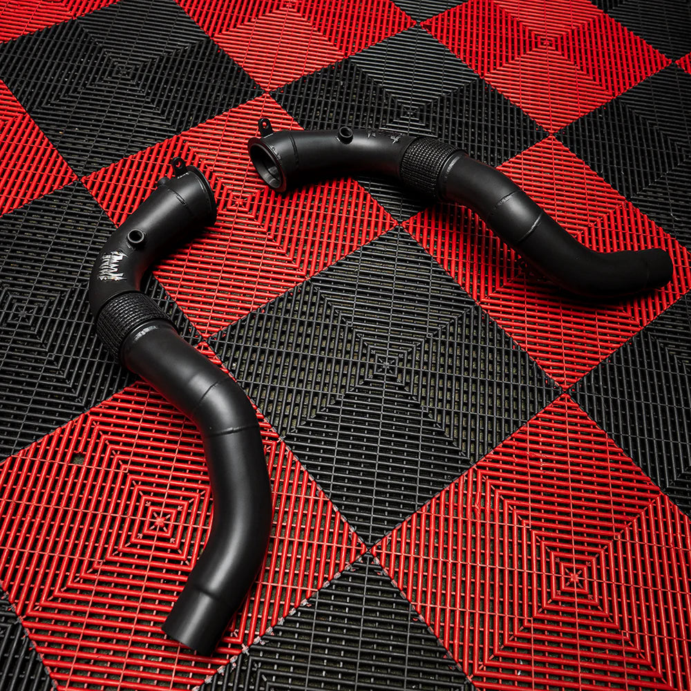 RVNG Raceworks - N63R Race Downpipes for BMW G30 M550i