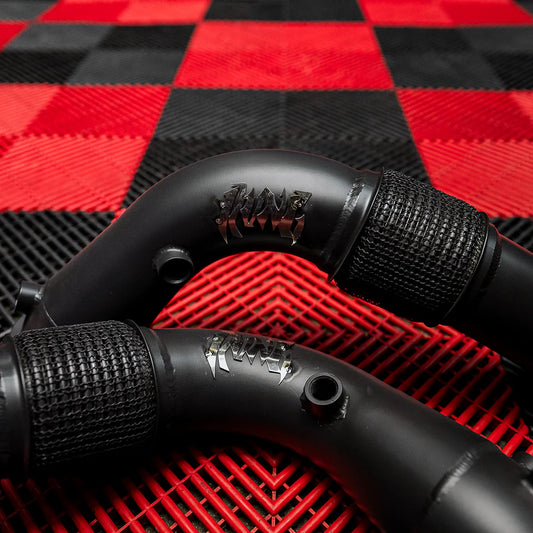 RVNG Raceworks - N63R Race Downpipes for BMW G30 M550i