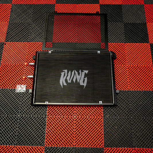 RVNG Raceworks - Upgraded Heat Exchanger w/ Rock Guard for BMW F80 M3 / F82 M4 / F87 M2C