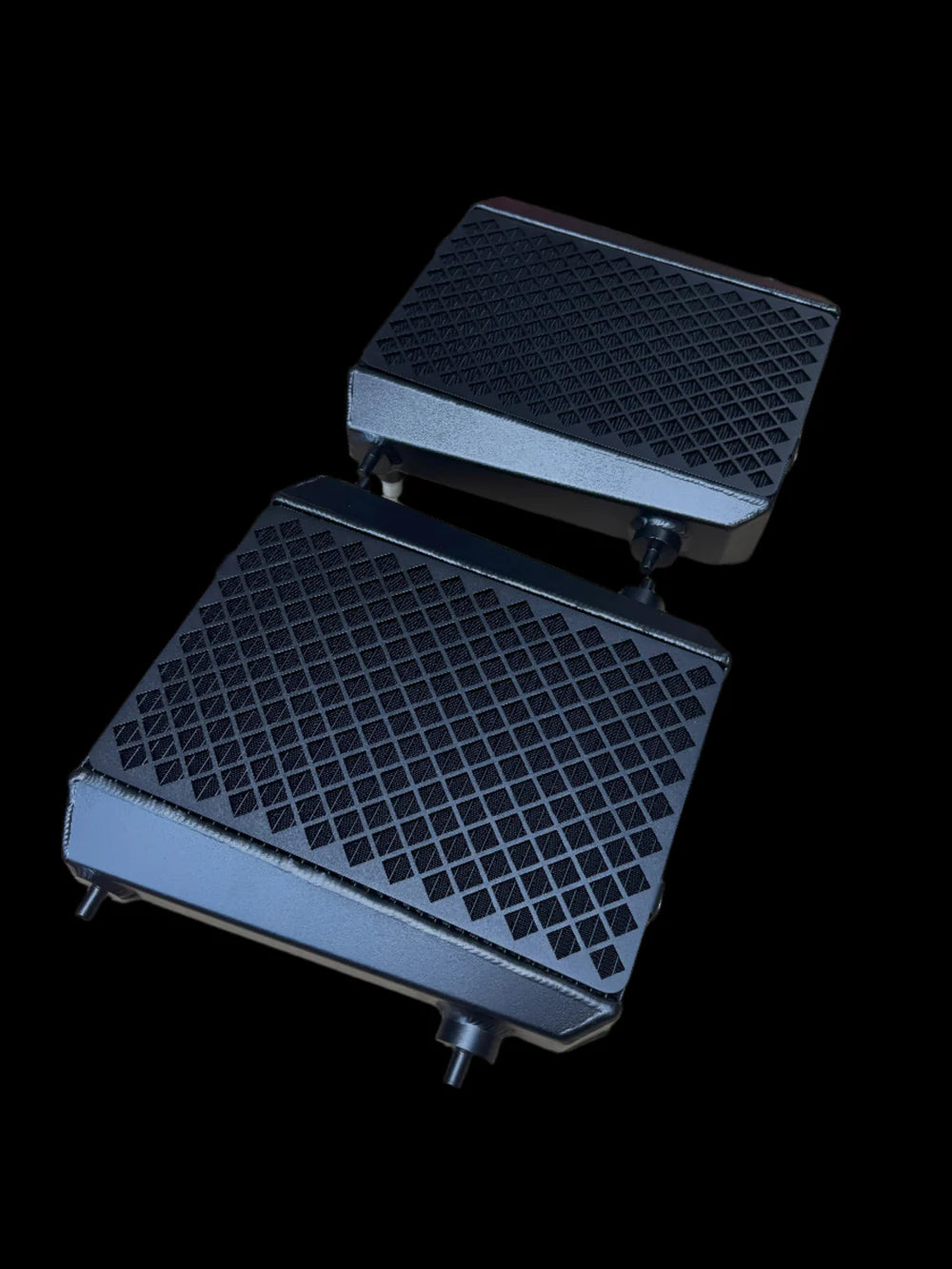 RVNG Raceworks - S58 AUX Radiators w/ Rock Guard for BMW G80 M3 / G82 M4 / G87 M2