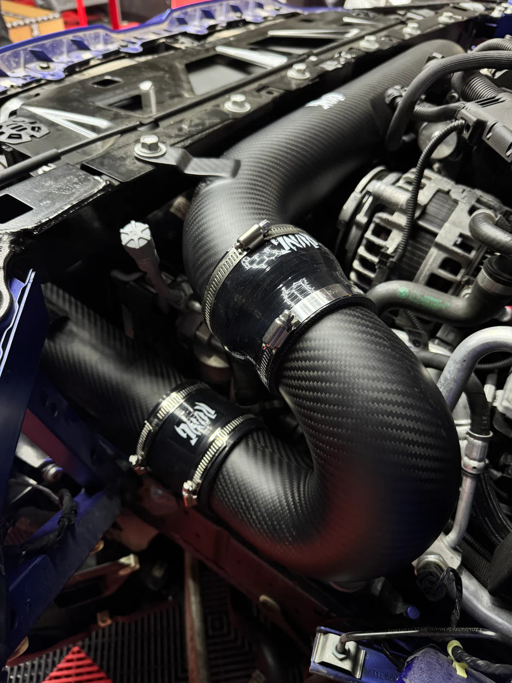 RVNG Raceworks - S58 Full Carbon Fiber Front Mount Intakes for BMW G80 M3 / G82 M4 / G87 M2