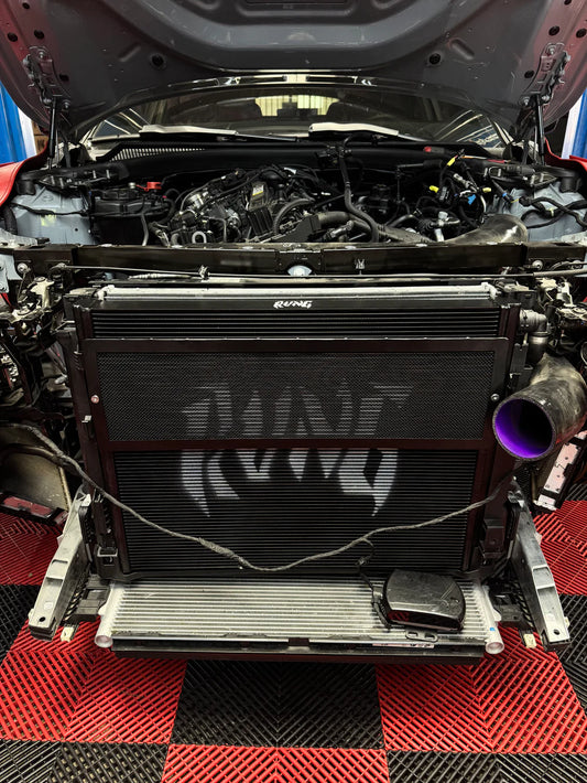 RVNG Raceworks - S58 Heat Exchanger w/ Rock Guard for BMW G80 M3 / G82 M4 / G87 M2