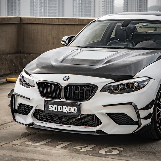SOOQOO - Carbon Fiber Front Vent Trim for BMW F87 M2