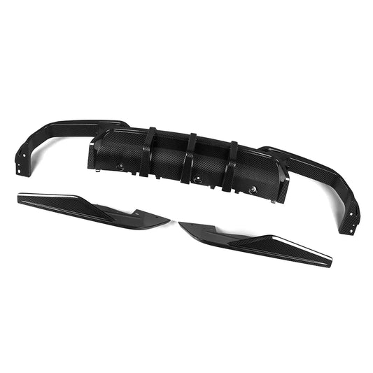 SOOQOO - Carbon Fiber Rear Diffuser for BMW M8 F93