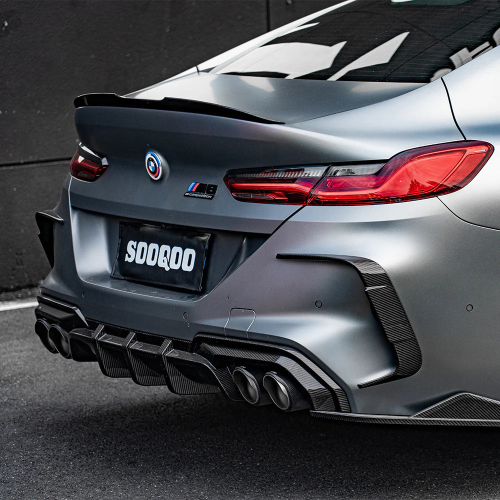 SOOQOO - Carbon Fiber Rear Vent Trim for BMW M8 F91 / F92