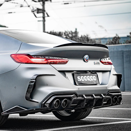 SOOQOO - Carbon Fiber Rear Vent Trim for BMW M8 F93