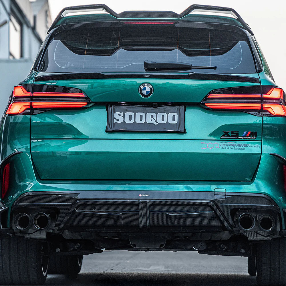 SOOQOO - Carbon Fiber Rear Diffuser for BMW F95 X5M LCI