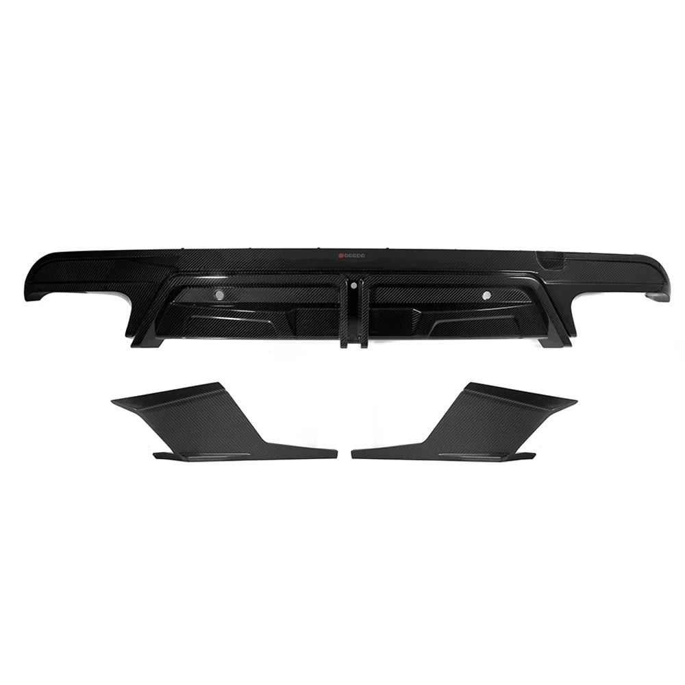 SOOQOO - Carbon Fiber Rear Diffuser for BMW F95 X5M LCI