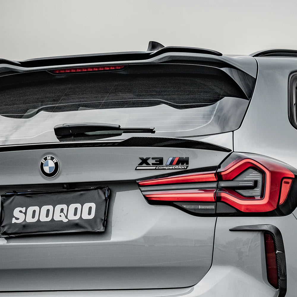 SOOQOO - Carbon Fiber Rear Spoiler for BMW F97 X3M LCI