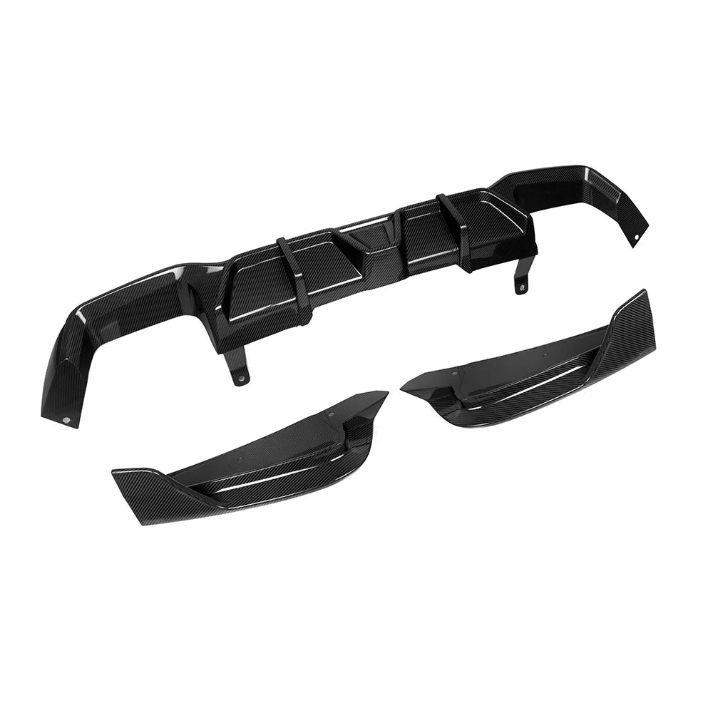 SOOQOO - Carbon Fiber Rear Diffuser for BMW F98 X4M LCI
