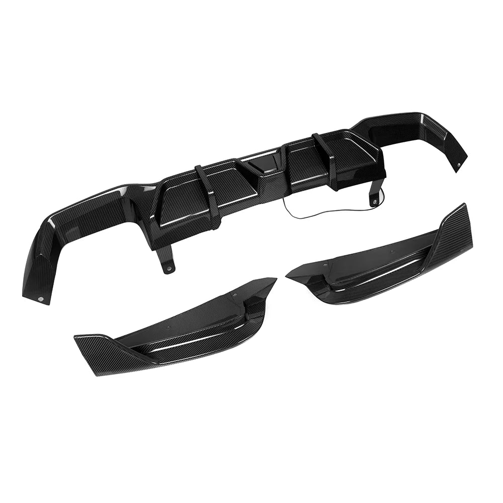 SOOQOO - Carbon Fiber Rear Diffuser for BMW F98 X4M LCI