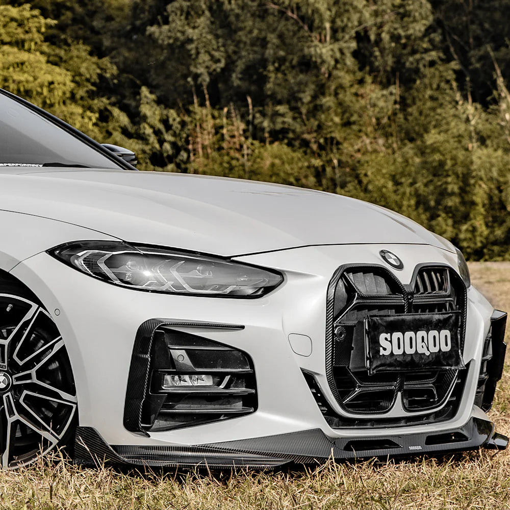 SOOQOO - Carbon Fiber Front Vent Trim for BMW G22 / G23 4 Series