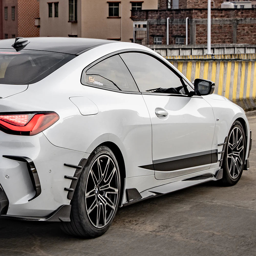 SOOQOO - Carbon Fiber Side Skirts for BMW G22 / G23 4 Series