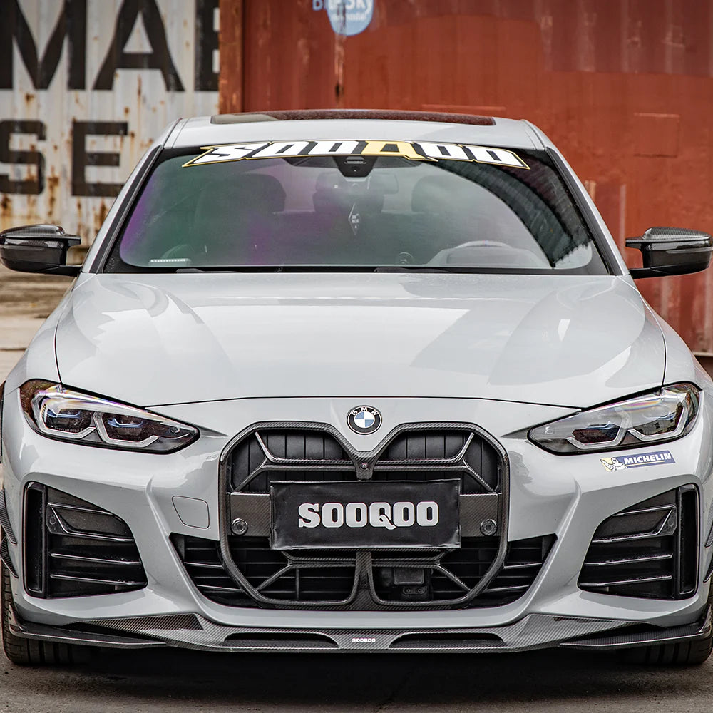 SOOQOO - Carbon Fiber Front Lip for BMW G26 4 Series