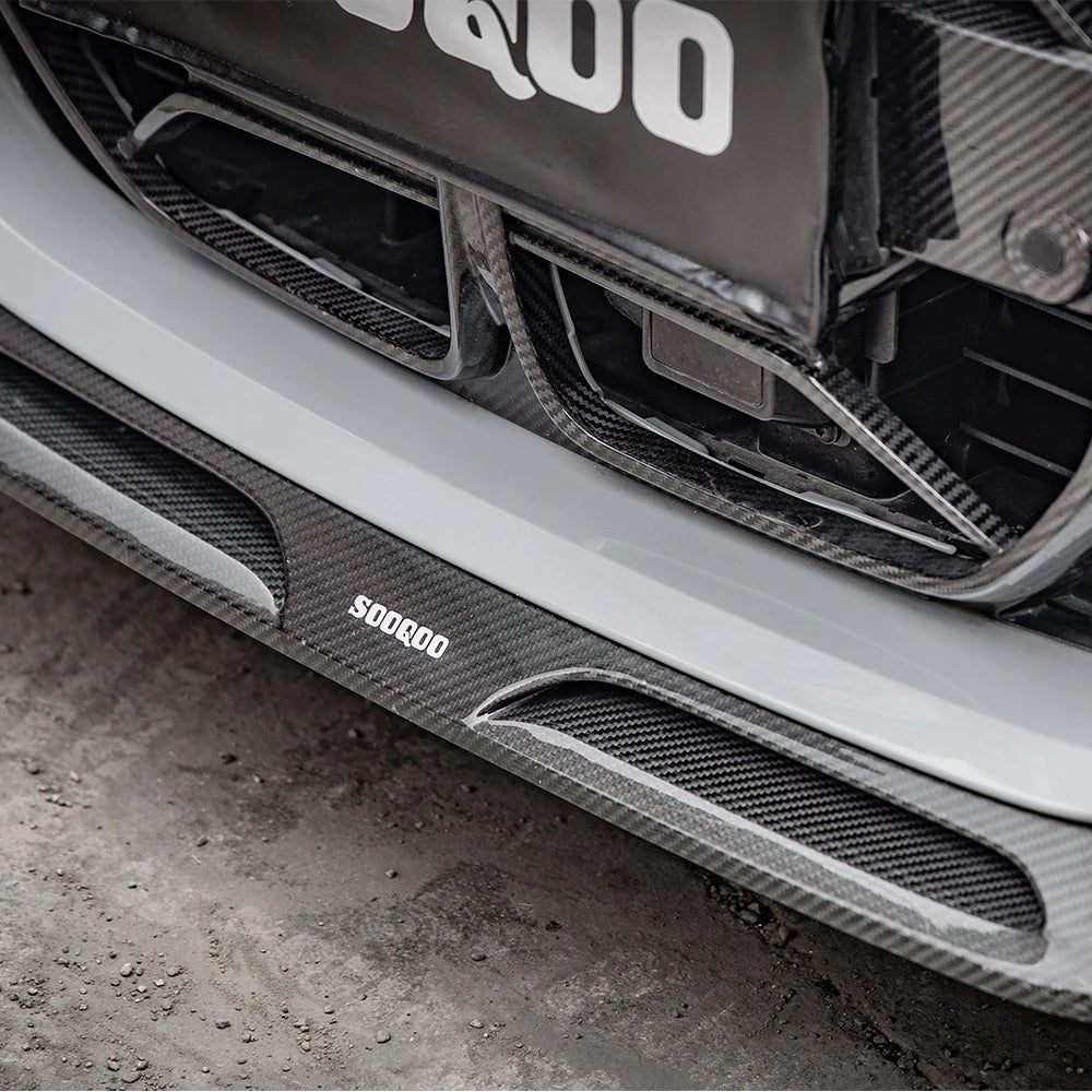 SOOQOO - Carbon Fiber Front Lip for BMW G26 4 Series