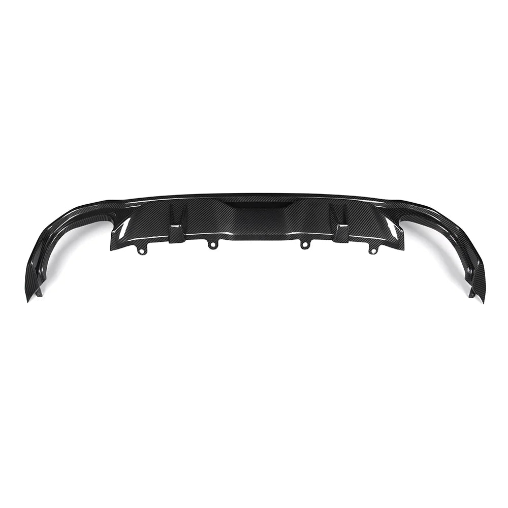 SOOQOO - Carbon Fiber Quad Tips Rear Diffuser for BMW G26 4 Series