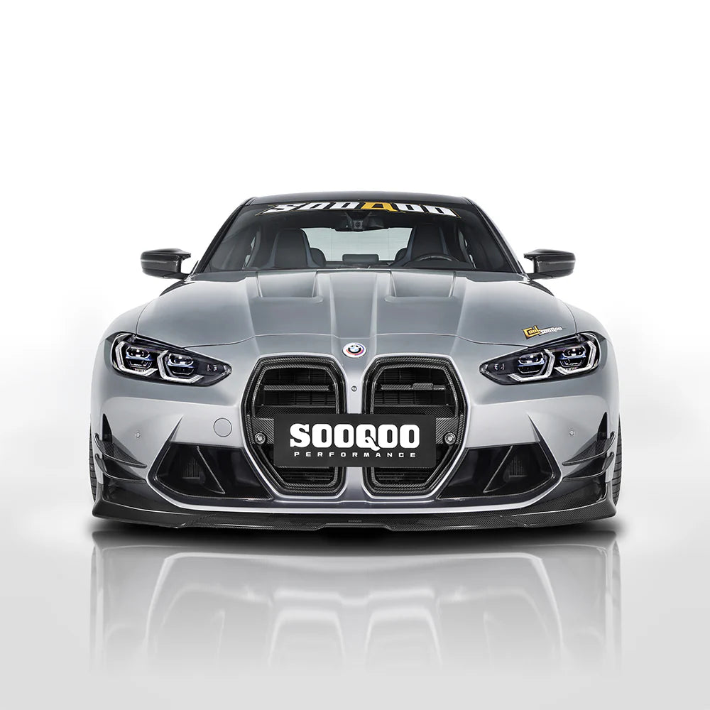 SOOQOO - Carbon Fiber Front Lip Type-B for BMW G80 M3 / G82 M4
