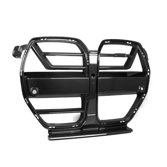 SOOQOO - Carbon Fiber SQ-A Grill for BMW G80 M3 / G82 M4