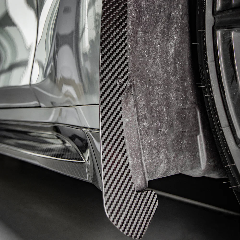 SOOQOO - Carbon Fiber Front Mud Flaps for BMW G80 M3