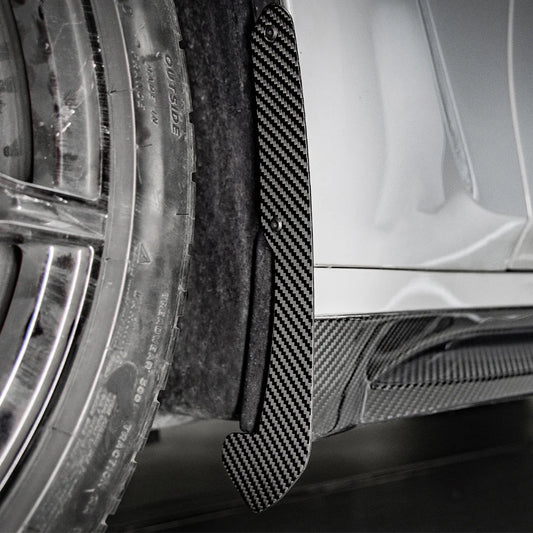 SOOQOO - Carbon Fiber Front Mud Flaps for BMW G80 M3