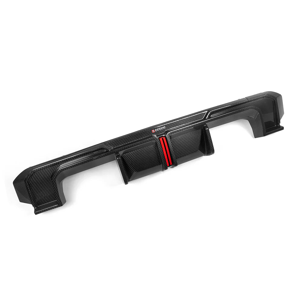 SOOQOO - Carbon Fiber Rear Diffuser Type-A for BMW G80 M3