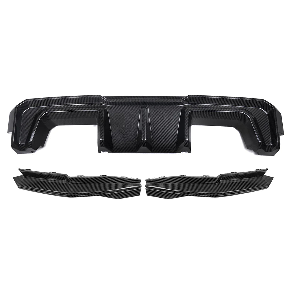 SOOQOO - Carbon Fiber Rear Diffuser Type-B for BMW G80 M3