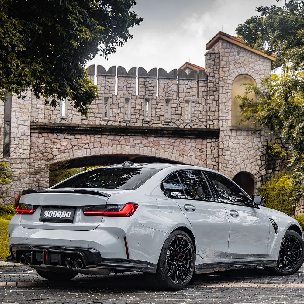 SOOQOO - Carbon Fiber Side Skirts for BMW G80 M3