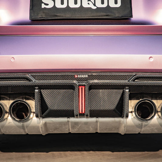 SOOQOO - Carbon Fiber Diffuser Type-A for BMW G82 M4