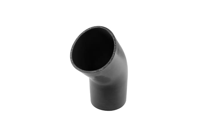 Turbosmart - Silicon 45 Degree Silicon Hose – Elbow 2.25″ (Black)