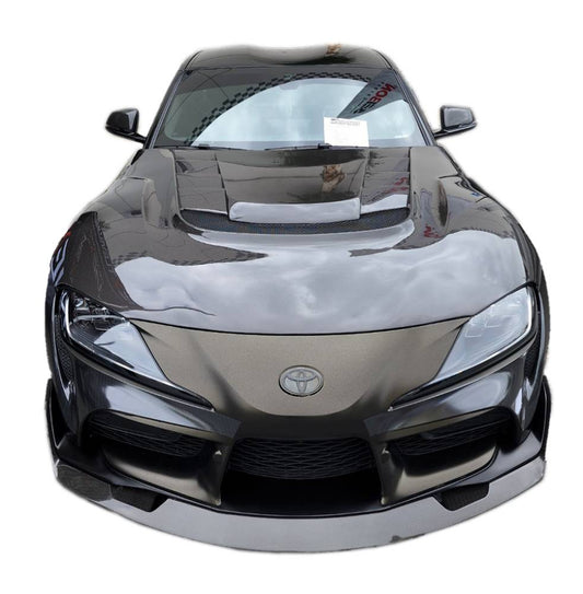 VIS - VRS Style Single Sided Carbon Fiber Hood for A90 Supra