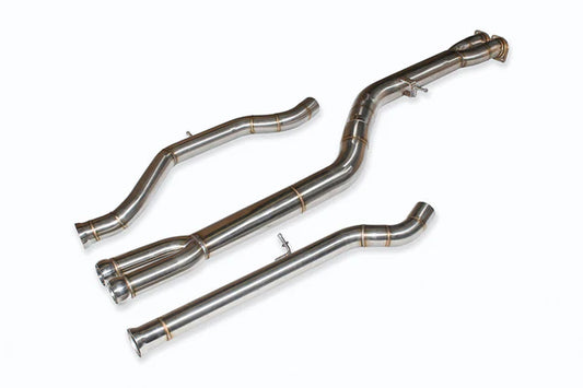 Active Autowerke - Single Mid Pipe W/ Brace for BMW F80 M3 / F82 M4