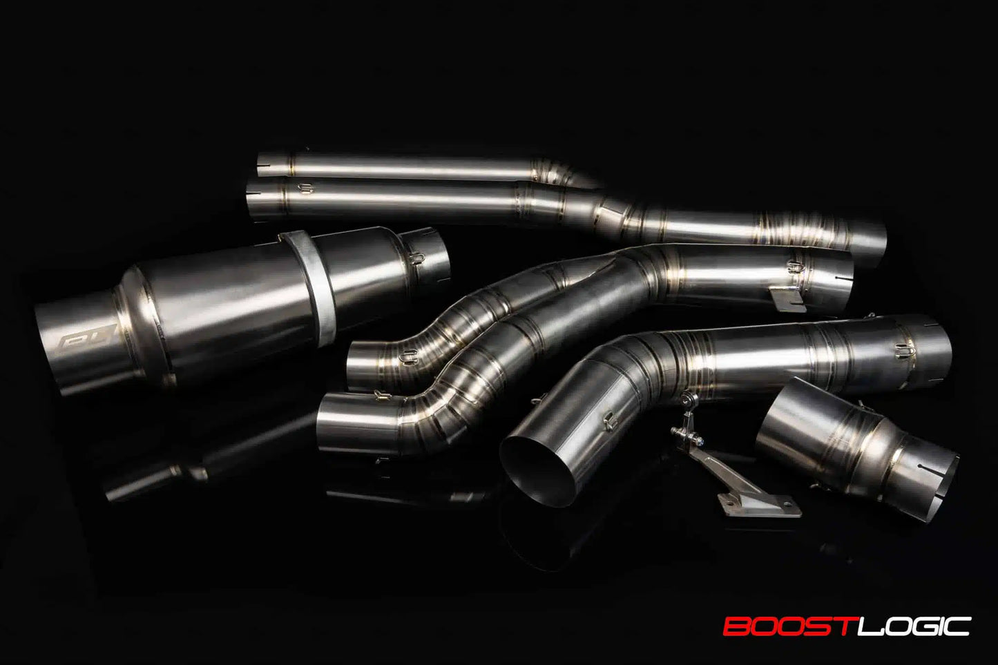 Boost Logic - A90 Toyota Supra Teardrop Single 4" Titanium Exhaust